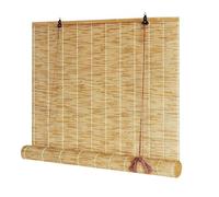Tenda a rullo in bambù da 60 80 90 100 120 cm di larghezza tenda naturale per la privacy in bambù tende a rullo per patio esterno tende a rullo impermeabili tende da cucina per finestre Tenda per