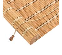 Tenda a Rullo in Bambù per Esterno Tapparelle Bambu 50 65 70 85 90 105 110 120 125 130 140 150 155 160 170 180cm Larghezza Facili Da Installare Anti-UV Tapparella Avvolgibile Per Giardino Cucina(Shadi