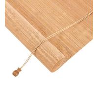 Tenda a Rullo in Bambù per Esterno Tapparelle Bambu 50 65 70 85 90 105 110 120 125 130 140 150 155 160 170 180cm Larghezza Facili Da Installare Anti-UV Tapparella Avvolgibile Per Giardino Cucina(Shadi