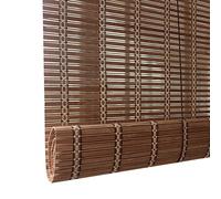 Tenda a Rullo in Bambù Retrò,Cortina di Bambù,Tenda di Bambù per Esterno/Interno,Tapparella a Rullo in Listelli di Bambù,Tapparella di Bambù Avvolgibile per Porte e Finestre (W70xH180cm/28x71in)