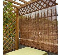 Tenda A Rullo In Bambù - Tenda A Canne, Larghezza 50~160 Cm Di Larghezza, Isolamento Termico, Tenda Da Finestra Per La Privacy, Per Veranda Da Giardino, Parasole Per Esterni, Tende A Rullo In Bambù Pe
