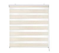 Tenda a Rullo Night and Day, Doppio Tessuto, per Interni, Varie misure, Vari colori, Bianco, Lino, Grigio, Tortora, Avorio (Lino/Linen, 120 x 175 cm)