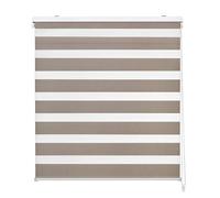 Tenda a Rullo Night and Day, Doppio Tessuto, per Interni, Varie misure, Vari colori, Bianco, Lino, Grigio, Tortora, Avorio (Grigio/Grey, 150 x 175 cm)