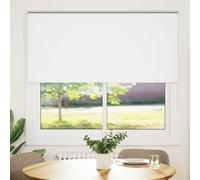 vidaXL Rolgordijn verduisterend 160x175 cm stofbreedte 156,6 cm wit