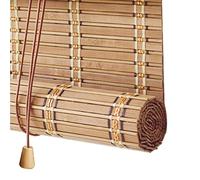 Tenda A Rullo Oscurante, 50 80 90 200cm Tapparella In Listelli In Bambù Naturale, Tende In Bambu Per Balcone Da Esterno, Personalizzate, Facile Da Usare, Tende Da Cucina Di Bambù Con Ganci