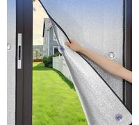 Tenda a rullo oscurante, isolamento termico e protezione UV, pellicola in alluminio su entrambi i lati, per una maggiore privacy in finestre, porte, lucernari e camere da letto, design ispessito