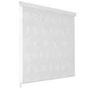 Tenda a rullo per doccia, 120 x 240 cm, motivo stella marina, accessorio da bagno in 100% EVA, con parti in alluminio, impermeabile e durevole per doccia e bagno