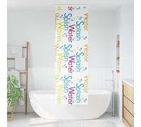 vidaXL Tenda a Rullo per Doccia Cassonetto 80x240 cm Larghezza Tessuto