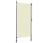 VidaXL Tenda avvolgibile per esterni, 100 x 270 cm, colore: Crema