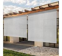 Tenda a rullo per esterni, per veranda e veranda - Tessuto filtrante impermeabile dalla luce solare 152,4 cm di larghezza x 152,4 cm di lunghezza, ideale per proteggere dal sole e all'aperto