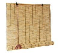 Tenda a Rullo per Esterno 75×60cm,Arella Bamboo per Recinzione Giardino e Balcone,Cortina di Privacy Traspirante,Sombramento Estivo Naturale