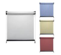 Tenda a Rullo per Esterno a Scorrimento con Cavi Acciaio Laterali, Tenda da Sole in PVC o Tempotest Parà, Colori e Misure Personalizzabili (ALTEZZA DA 201 CM A 250 CM, LARGHEZZA DA 201 CM A 240 CM)