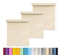 Tenda a Rullo per Finestre e Porte 50 x 240 cm Protezione della privacy Tenda Moderne per interni Facile Da Installare per Camera,Cucina, Beige