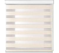 Tenda a Rullo per Interni con Cassonetto e Catenella, Tenda a Parete e Soffitto, Regolazione Luce e Privacy (Beige001, 90x300)