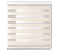 Tenda a Rullo per Interni con Cassonetto e Catenella, Tenda a Parete e Soffitto, Regolazione Luce e Privacy (Beige001, 150x300)