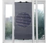 Tenda a rullo plissettata,Tenda avvolgibile pieghevole per finestre,Larghezza 46/65/70/80 cm regolabile,Schermo oscurante per privacy,per casa, ufficio e cucina.