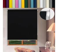 Tenda a rullo senza trapano, 45 x 180 cm, facile da installare, per interni, include accessori di montaggio, ideale per la privacy e il controllo della luce, elegante decorazione per la casa