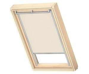 Tenda a rullo transcluente VELUX Originale per FK06, Beige con guida grigia