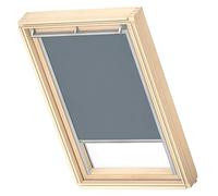Tenda a rullo transcluente VELUX Originale per M08, M38 Dark Petrol con guida grigia