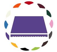 Tenda a scomparsa in tessuto di ricambio, protezione dai raggi UV, per esterni, patio, balcone, mercato, tela di poliestere, viola, 365 x 300 cm, resistente alle intemperie