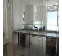 Tenda a strisce bande flessibili in pvc industriale schermatura termica acustica - Misura L 120 x 220 H