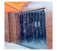 Tenda a strisce in PVC, Kit for porta con tenda a strisce in PVC Tenda for porta con striscia in vinile di plastica Tenda a strisce in PVC adatta(1.3mm,1.35x2.5m)