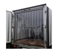Tenda a strisce in PVC, Tenda for porta a strisce in plastica liscia in PVC for congelatore Tenda a strisce in PVC persiane lisce adatte(1.6mm,1.35x2.1m)