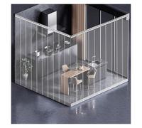 Tenda a strisce in PVC, Tenda for porta con strisce in vinile di plastica Tenda for porta con strisce in plastica liscia in PVC adatta(1.6mm,1.5x2.3m)