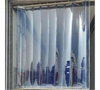 Tenda a strisce in PVC trasparente, impermeabile e personalizzabile, ideale per la refrigerazione e l'accesso alla cella frigorifera