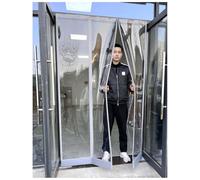Tenda a Strisce in PVC Trasparente - Tenda per Porta Esterna Antivento/Caldo/Antipolvere/Impermeabile Tende a Strisce in PVC per Magazzini/Fabbriche/Supermercati/Centri Commerciali/Capannoni/Garage