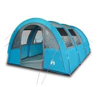 Tenda a tunnel per 4 persone, impermeabile, per campeggio, attività all'aperto e giardino, robusta tenda da viaggio con montaggio rapido per famiglie e avventurieri