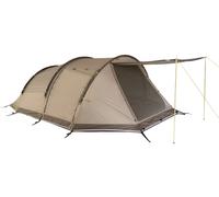 Tenda a tunnel tambu durdanta komfort trekking per 4 persone marrone