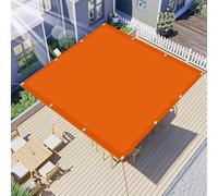 Tenda a Vela 1.4 x 1.5 m Protezione Raggi UV 95% Tenda Parasole con Occhielli per Giardino Terrazzo e Campeggio, Arancione