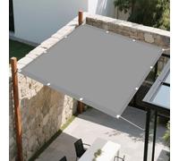 Tenda a Vela 1.5 x 9 m Protezione Raggi UV Facile da Installare Rete Ombreggiante con Fune e Occhiellato Protezione UV per Esterno, Giardino, Terrazzo e Campeggio, Grigio Chiaro