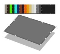 Tenda a Vela 35 x 550 cm Protezione Solare Raggi UV Vele Ombreggianti Impermeabile con Occhielli Tenda a Vela Adatto per Giardino Terrazzo e Campeggio, Grigio Chiaro