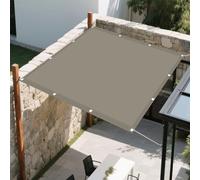 Tenda a Vela 6.5 x 10 m Protezione Raggi UV Facile da Installare Rete Ombreggiante con Fune e Occhiellato Protezione UV per Esterno, Giardino, Terrazzo e Campeggio, Cachi