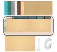 Tenda a Vela 820 x 840 cm Protezione Antivento 98% Anti UV Copertura Antipolvere con Occhielli Fascette Installazione Facile per Esterno, Giardino e Terrazza, Piscina, Color Crema