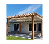 Tenda a vela a vela ondulata, vela parasole retrattile a onda, copertura ombreggiante ondulata, abbinabile a diversi stili esterni, è un must per la decorazione esterna