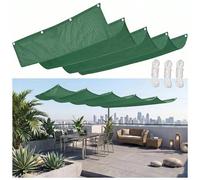Tenda a Vela Campeggio e Van Look 330x550cm Verde scuro Rettangolare Impermeabile,Tessuto Oxford Leggero e Pieghevole,Telo Ombreggiante da Esterno con Occhielli,Giardino