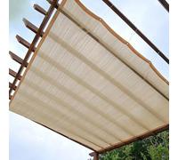 Tenda A Vela Da Sole,tettuccio,Rettangolare,Super Resistente,Ventilazione,Permeabile,Più Spessa,Per Terrazza, Patio, Pergola, Cortile All'aperto(4x8m)