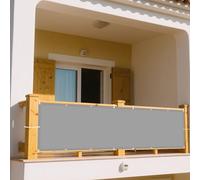 Tenda a Vela Impermeabile Rettangolare 310 x 575 cm Anti UV 98% Parasole Impermeabile Copertura Rettangolare con Occhielli Balcone, La Terrazza e Il Giardino, Grigio Chiaro