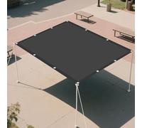 Tenda a Vela Ombreggiante 1.2 x 1.8 m Anti UV Corde di Supporto Tende per Pergolato con Occhielli Fascette Installazione Facile per Giardino/Pergola/Serra/Balcone/Cortile, Grigio Scuro