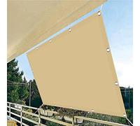 Tenda a Vela Ombreggiante 1 x 4 m,Traspirante, resistente intemperie, Rettangolare Tenda Parasole,Tenda a Vela Giardino, per Esterno Giardino Terrazzo, Beige