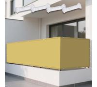 Tenda a Vela Ombreggiante 68 x 100 cm Protezione Raggi UV 98% Tenda Ombreggiante Impermeabile Protezione Uv, Tessuto 185 G/M² Balcone, La Terrazza e Il Giardino, Color Crema