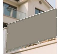 Tenda a Vela Ombreggiante Impermeabile 165 x 205 cm Antivento/Protezione UV Ombreggiante Impermeabile Protezione Solare Respirante Anti UV per Esterno, Giardino e Terrazza, Tortora
