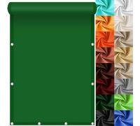 Tenda a Vela Ombreggiante Impermeabile Rettangolare 100 x 160 cm Impermeabile, Protezione UV Al 95%, Rete Ombreggiante, Teli Ombreggianti per Pergola Piante da Patio Serra, Verde Scuro