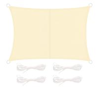 Tenda a Vela Ombreggiante Impermeabile Rettangolare 2X3 M Con Corde;Tenda Da Sol