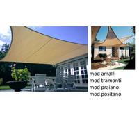 Tenda A Vela Ombreggiante Impermeabile Telo Parasole Sole Ombra Per Giardino
