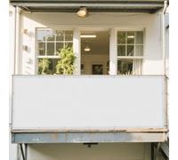 Tenda a Vela Ombreggiante Rettangolare 180 x 315 cm Protezione Raggi UV Impermeabile Telo Ombra Anti UV Antivento con Occhielli con Fune per Esterno per Giardino, Balcone, Bianco