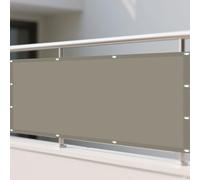 Tenda a Vela Ombreggiante Rettangolare 30 x 500 cm Anti UV Corde di Supporto Rete Ombreggiante Protezione Solare e Uv, Antistrappo Ideali per Cortile Patio e Campeggio, Cachi